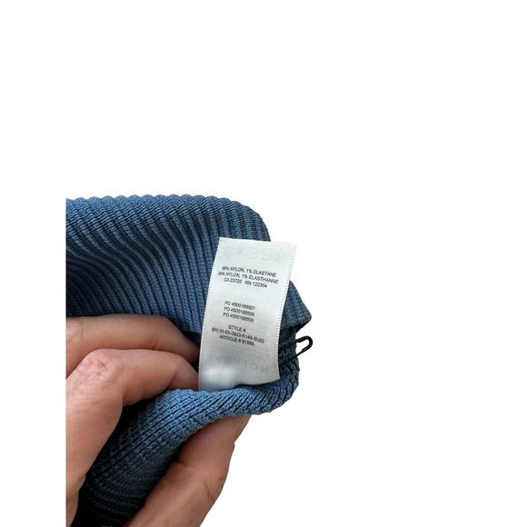 Aritizia Babaton Ribbed Cropped Blue Tank Size L - Picture 6 of 6